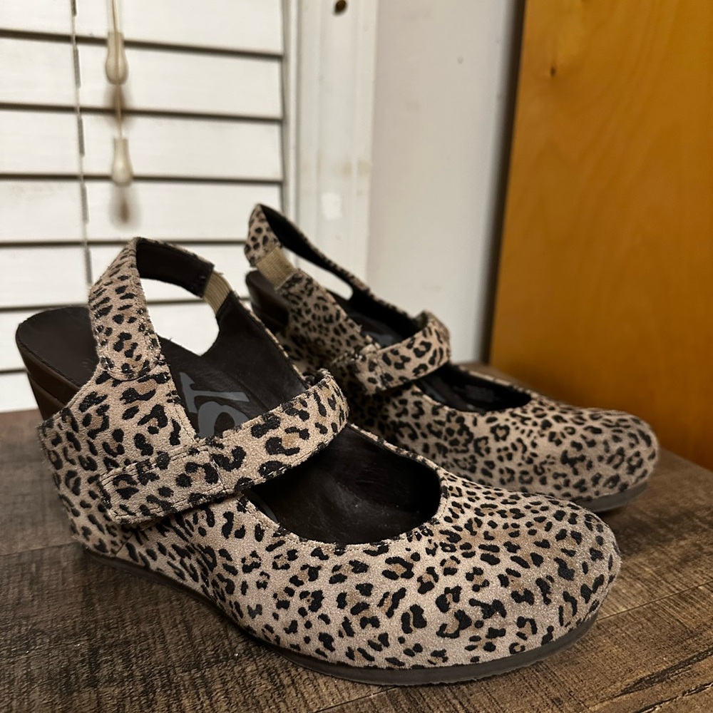 OTBT Leopard Print Wedges